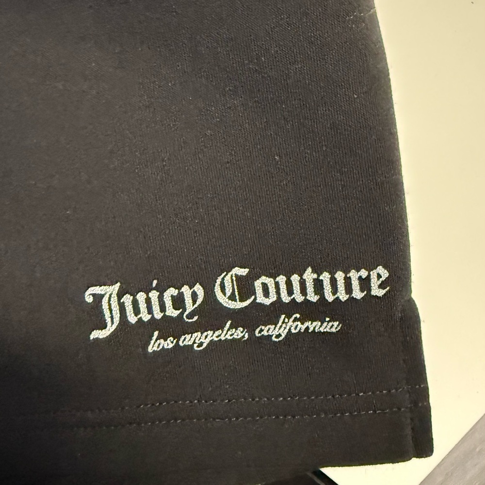 NWT Juicy Couture "Liquorice" Black High-Waisted Shorts - Size Medium - Picture 8 of 8